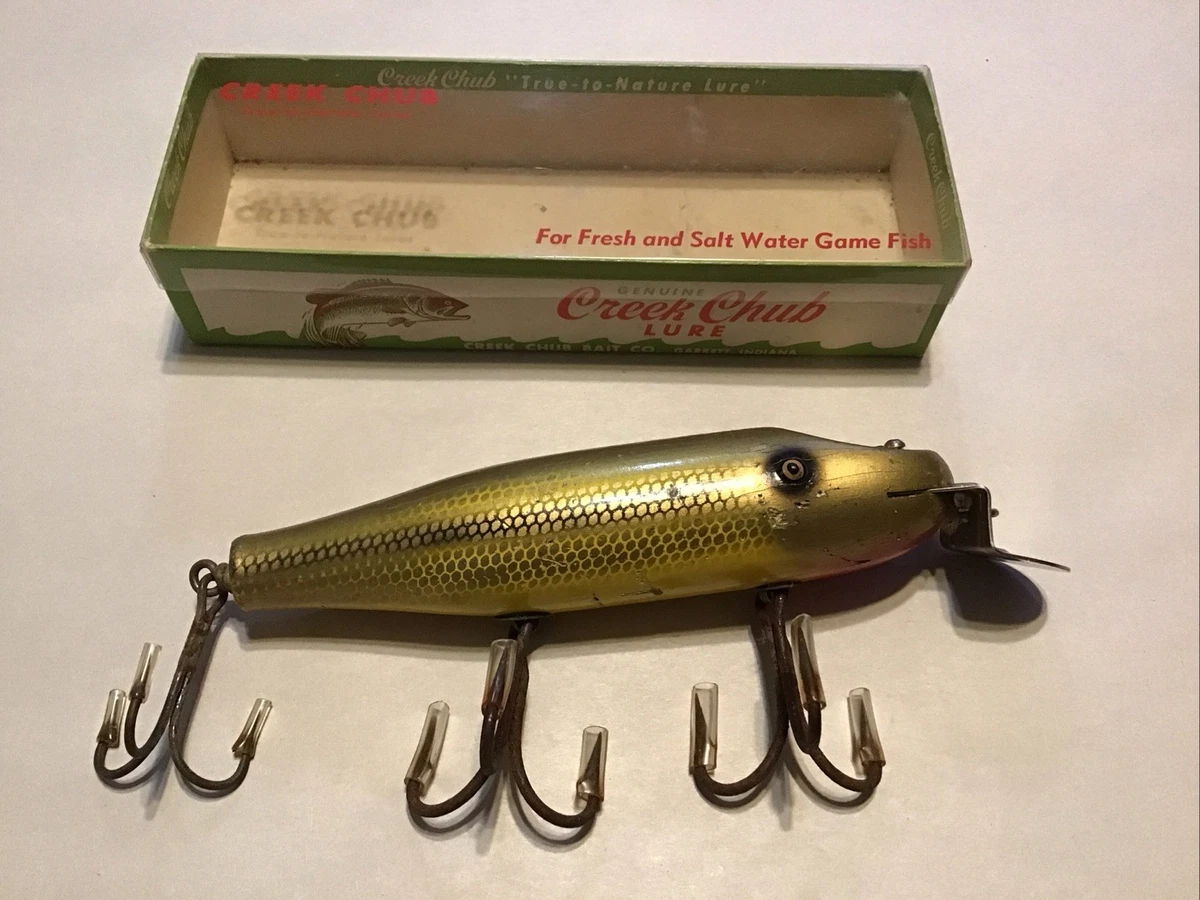 オールド クリークチャブ ビッグボンバー 希少 Creek Chub Vintage Fishing Lures with Original Box for sale | eBay