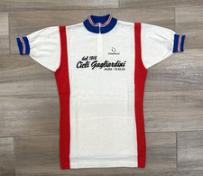 Vintage Nalini 80s Italian Cycling Jersey Size 3 Large/XL SLIM Cicli Gagliardini