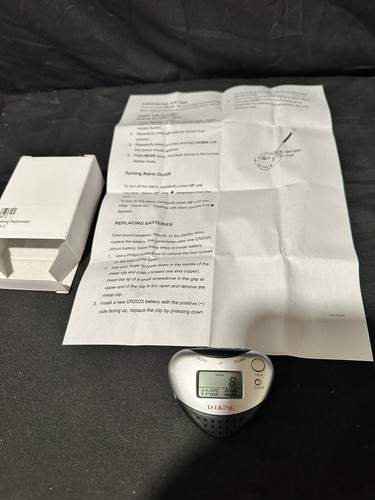 Sprechender Schrittzähler herzförmiger Schrittzähler Clip auf 3" x 2,5" mit Box & Richtung - Bild 5 von 7