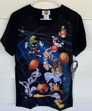 NWT Unisex XS Space Jam Tooniforms Scrub Top