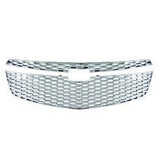 Brand New Chrome Grill Overlay Insert For 2011-2014 Chevy Cruze Ls Lt Ltz