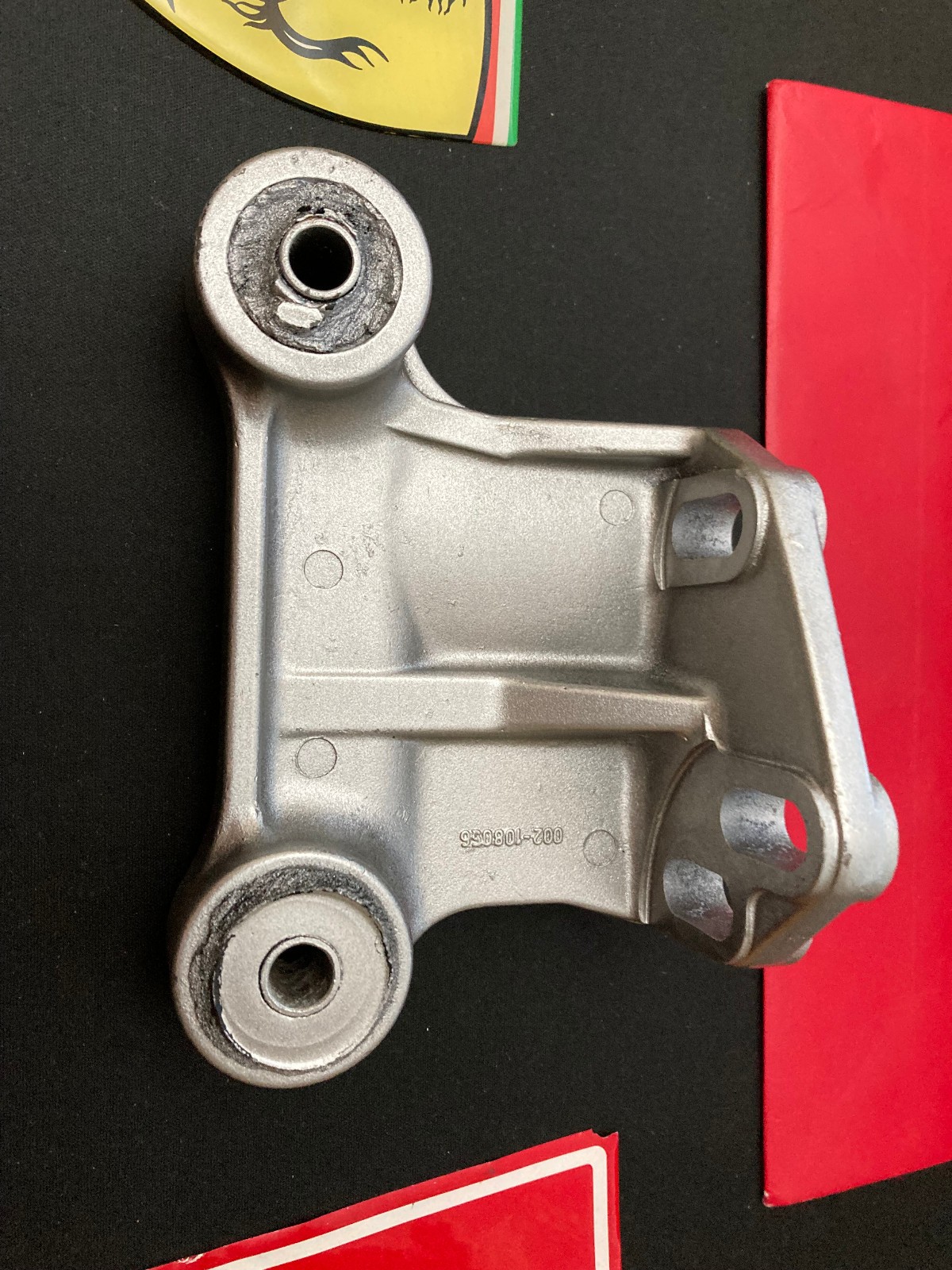 Ferrari 308-Gts- 328-Gts  Mondial V8 A/C Compressor Bracket #108056 is Oem Part.