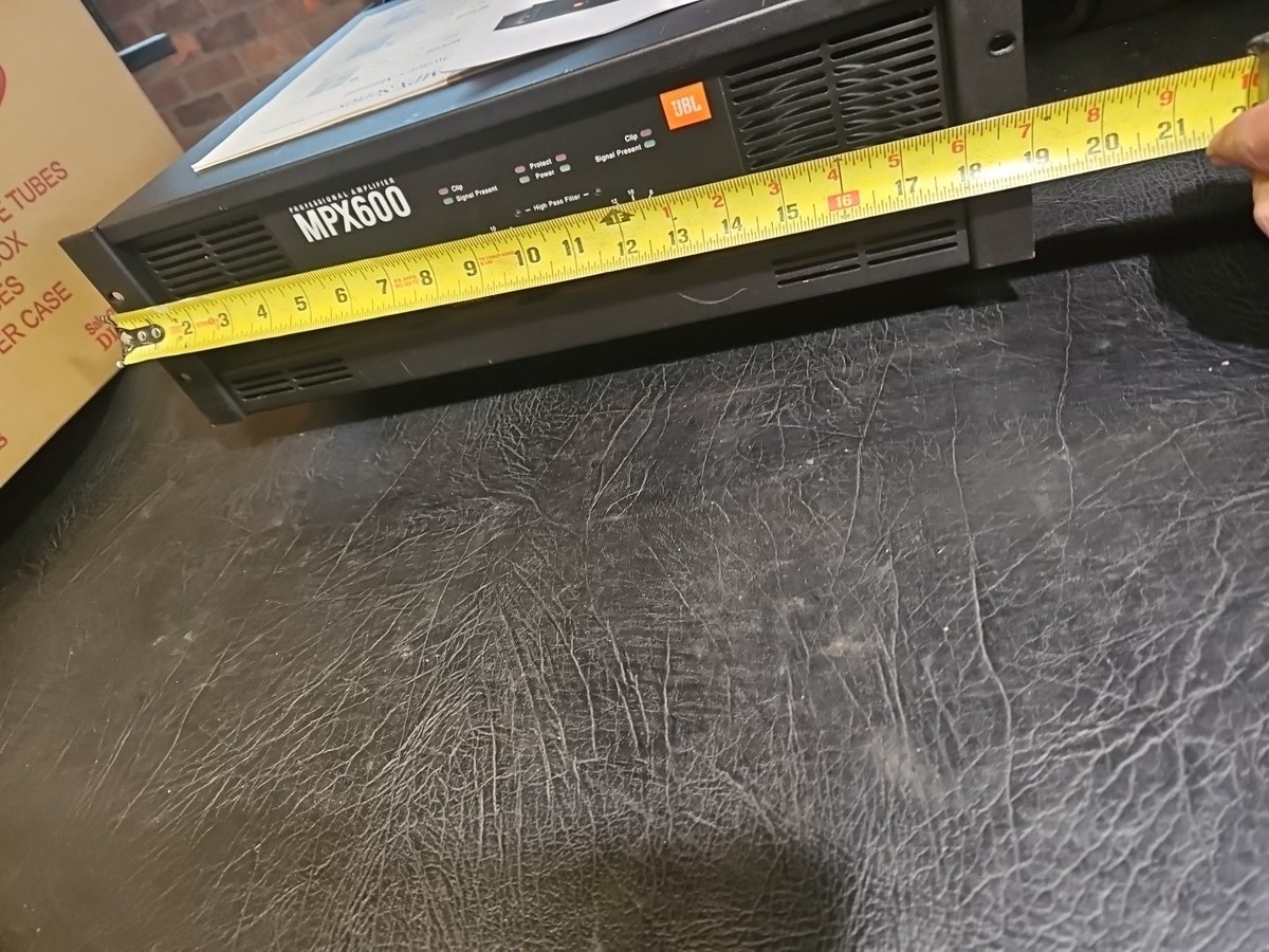 USA MADE** JBL MPX600 Power Amplifier, 2 Channel Professional