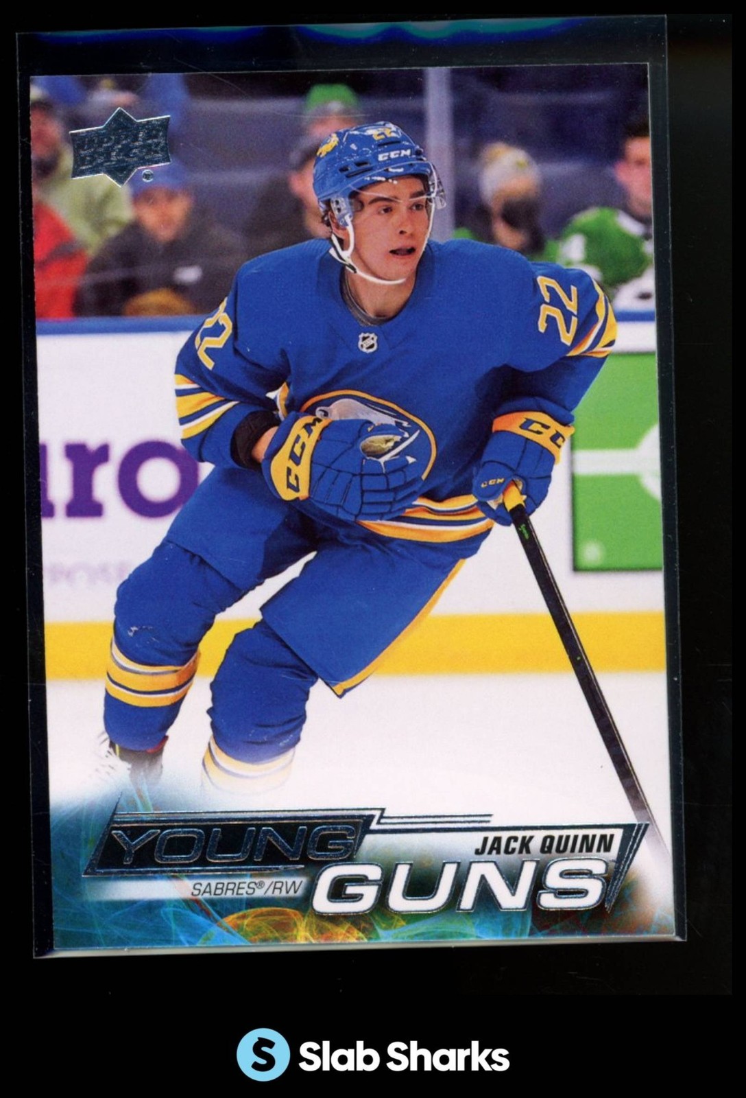 2022 UPPER DECK #204 JACK QUINN YOUNG GUNS RC ROOKIE