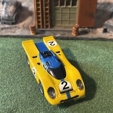 Afx Porsche 917 yellow blue running chassis
