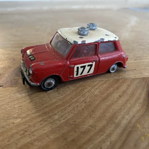 Corgi Toys BMC Mini Cooper S Monte Carlo Rally 177 Model Vintage Diecast #848