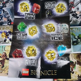 Lego Bionicle Instruction Manuals Lot of 9 8531 8560 8567 8621 8622 8623 8571