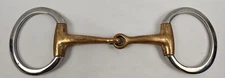 Korsteel 4 3/4"  Stainless Steel /Copper English Western Eggbutt Snaffle Bit