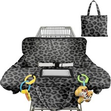 Polovillae Shopping Cart Cover for Baby 2-in-1 High Chair Cover with Safety