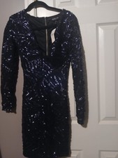 small  navy sequin  dress a star is born
