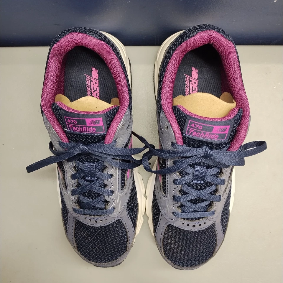 Zapatillas New Balance 470 Techride para mujer talla 6 multi correr con cordones WE470LN1 Foto 3 de 4