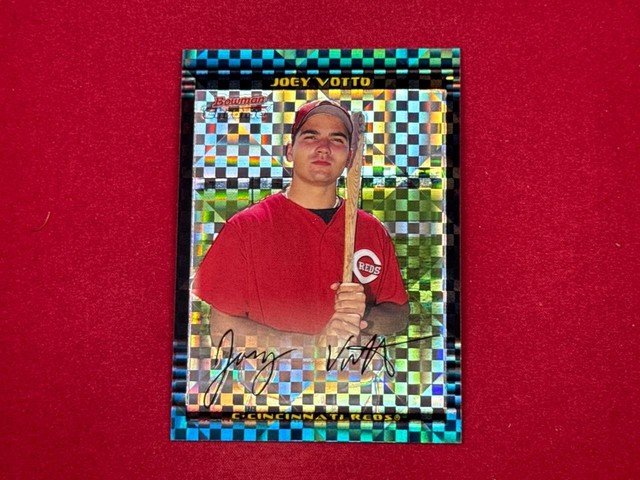 Joey Votto 2002 Bowman Bowman Chrome Draft X-Fractor