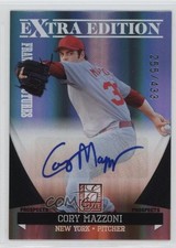 2011 Donruss Elite Extra Edition 255/433 Cory Mazzoni #4 Auto 0o9