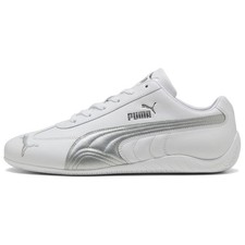 PUMA Speedcat Leather White Silver 401603-03 Men's Size