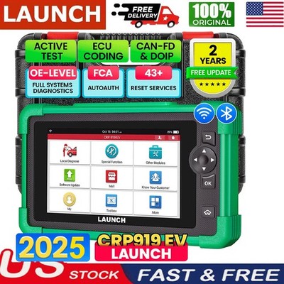 LAUNCH EV Electric Car Scanner Diagnostic Tool All System Bidirectional Control*