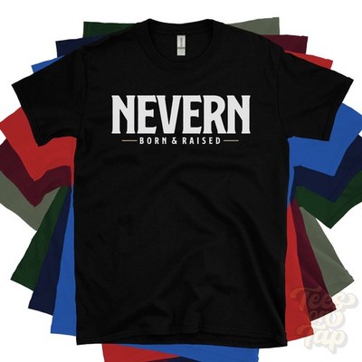 NEVERN BORN & RISISE T-SHIRT Pembrokeshire village ancient cross valley Wales
