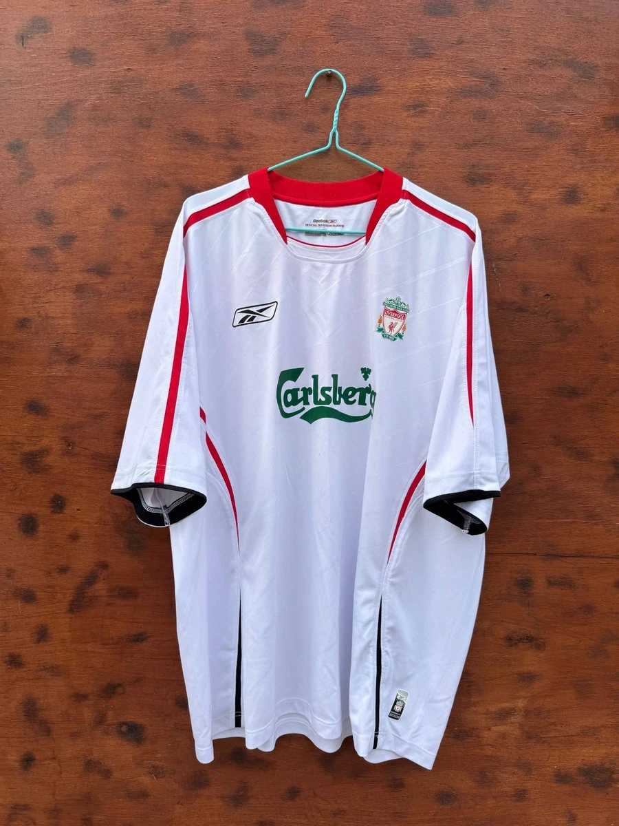 Reebok Liverpool White International Club Soccer Fan Apparel and