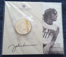 2025 John Lennon Colour £5 Coin Limited Edition BU In Sealed Royal Mint Pack