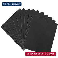 240 Grit Sandpaper, 9 x 11 Inch Wet Dry Sand Paper Hand Abrasive Sanding Sheets