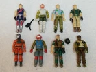 Vintage GI Joe Lot 1980s ARAH~ 8 Figures, Nice Condition! Chuckles, Long Range+