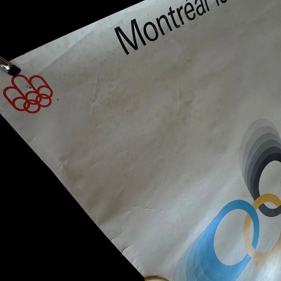 Póster de los Juegos Olímpicos de Montreal 1976 vintage original LEER Canadá 33x23 pulgadas (84x58 cm)  Foto 4 de 4
