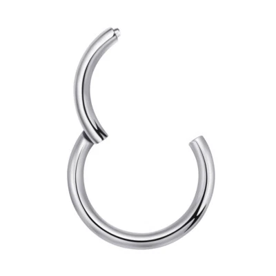 TITAN Clicker Hinged Segment Ring Scharnier Piercing Septum Ohr Nase Lobes Augen - Bild 1 von 3