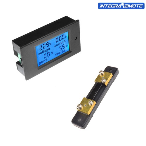 AC80-260V DC6.5~100V 20A 50A 100A Panel Display Volt Amp Power Watt Meter LCD - Bild 39 von 51