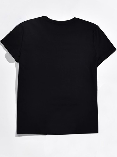Astronaut Print Short Sleeves Casual Tops, Women's Round Neck Sports T-shirt - Picture 4 of 13