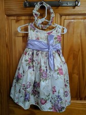 CINDERELLA Girls Couture Purple Floral Dress/ Party/ Wedding. Sz Lg