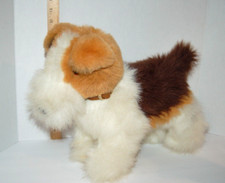 Dakin Dog Plush Wire Hair Fox Terrier Nature Babies stuffed Animal Vintage 1985