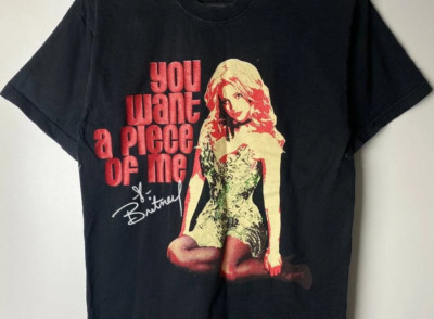 You Want A Piece Of Me Britney Spears Shirt Classic Black Unisex S-234XL