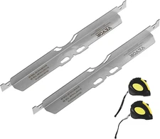 Wheel Alignment Tool, 2-Pack Toe Alignment Toe Plates, Stainless Steel Wheel Ali