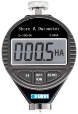 DUROMETRO DIGITALE SHORE "A" FERVI D011/A PER MISURE DI DUREZZA X GOMME MORBIDE