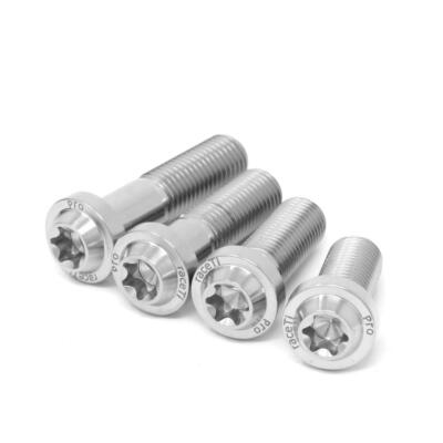 M10 x 25 30 35 40 Titan Low Profile Schraube CNC Torx T45 Ti x 1,25 Unterlegscheibe Bolzen