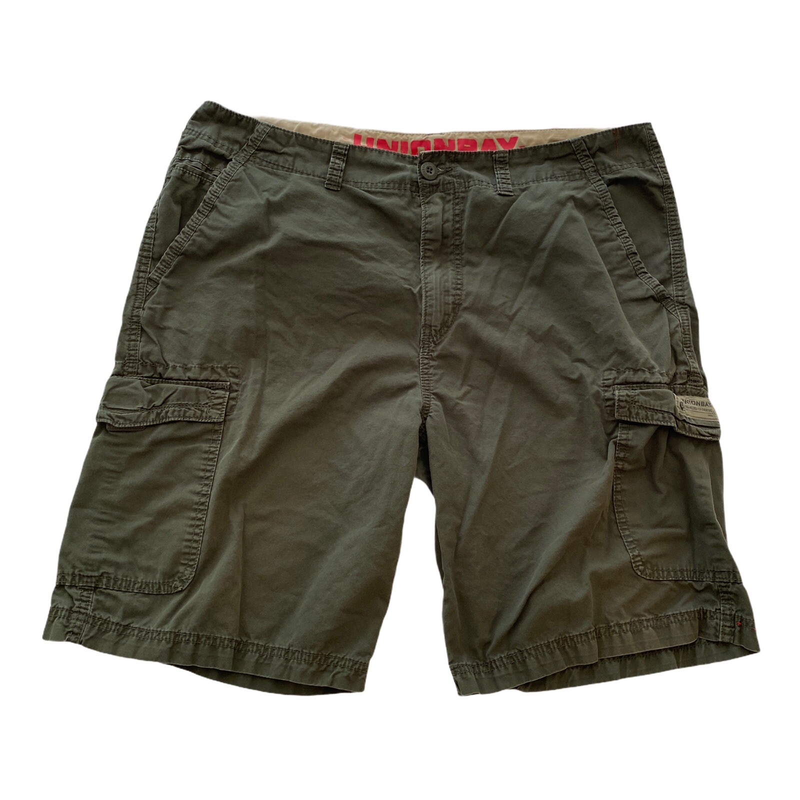 UnionBay Army Green 38 Black Cargo Shorts Mens Casual… Gem