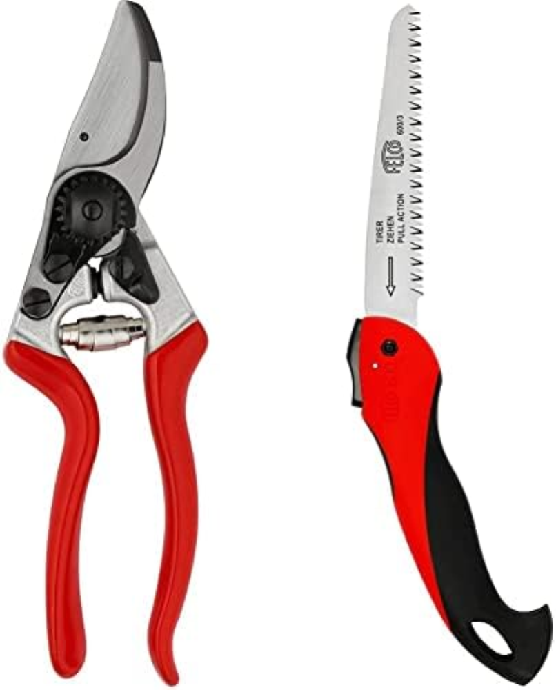 FELCO 9 Cesoie (taglio Ã¸ 25 mm, lunghezza 210 mm, cesoie per mancini, manici in