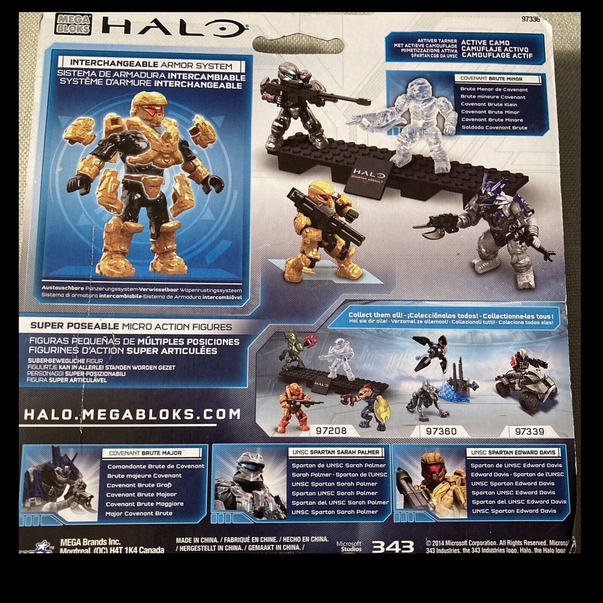 Mega Bloks Halo Spartan Assault Battle Pack 97336 Brand New BAD