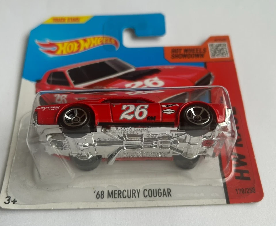 Hot Wheels '68 Mercury Cougar HW Race: Track Aces	(2014) BFG65 170/250 Sealed - Image 4 of 4