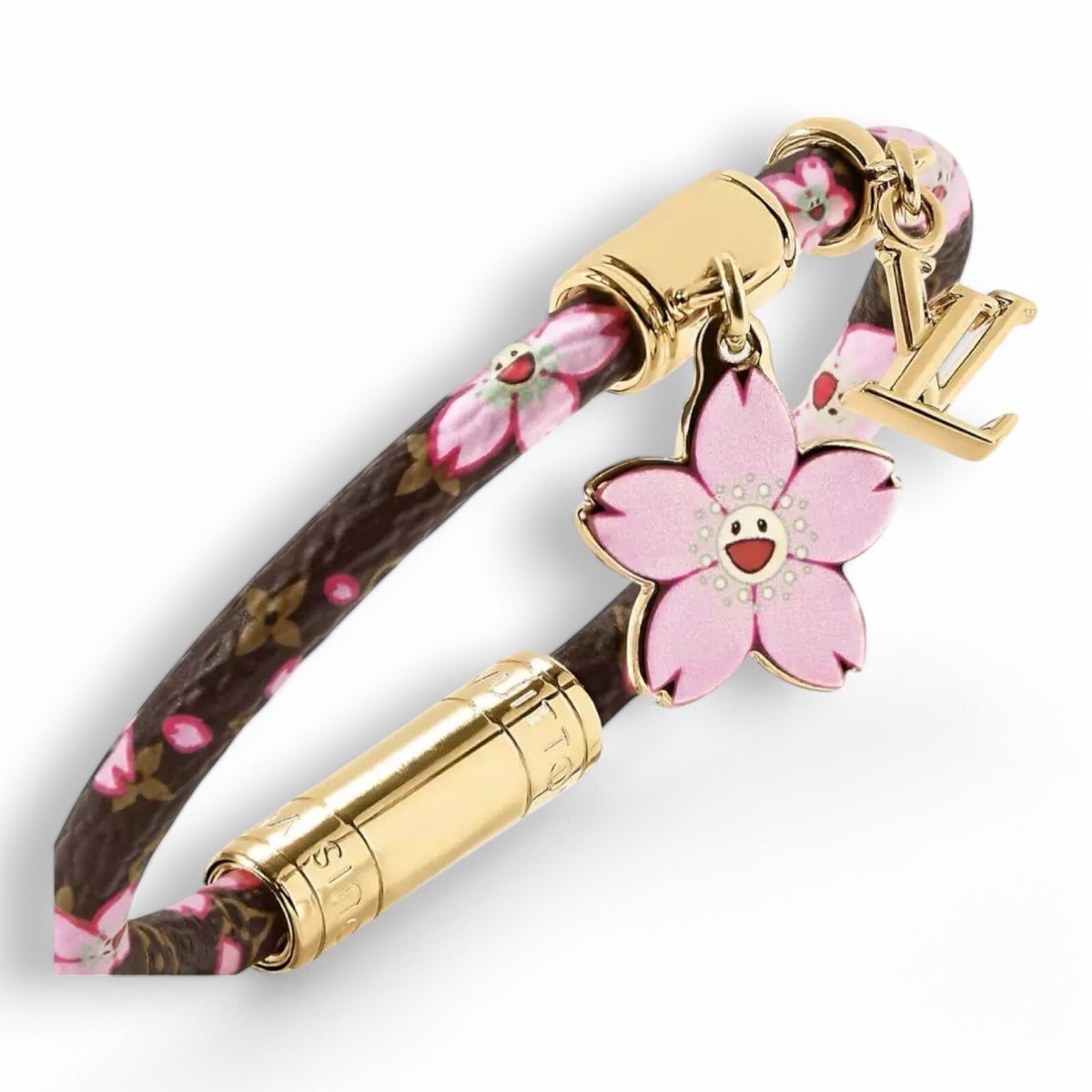 ラッシー Auth Louis Vuitton x Takashi Murakami M8978F Cherry Blossom