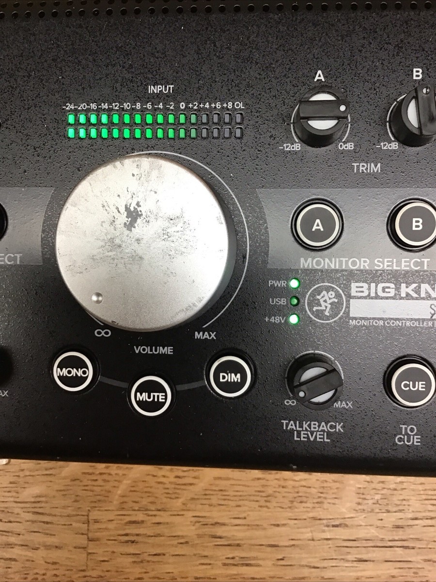 Mackie Big Knob 3x2 Studio Monitor Controller Audio Interface
