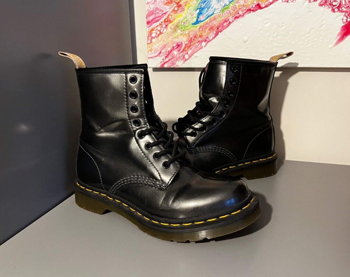 Martens Vegan 1460 Doc Martens Grau Metallic Pascal Boots Dr