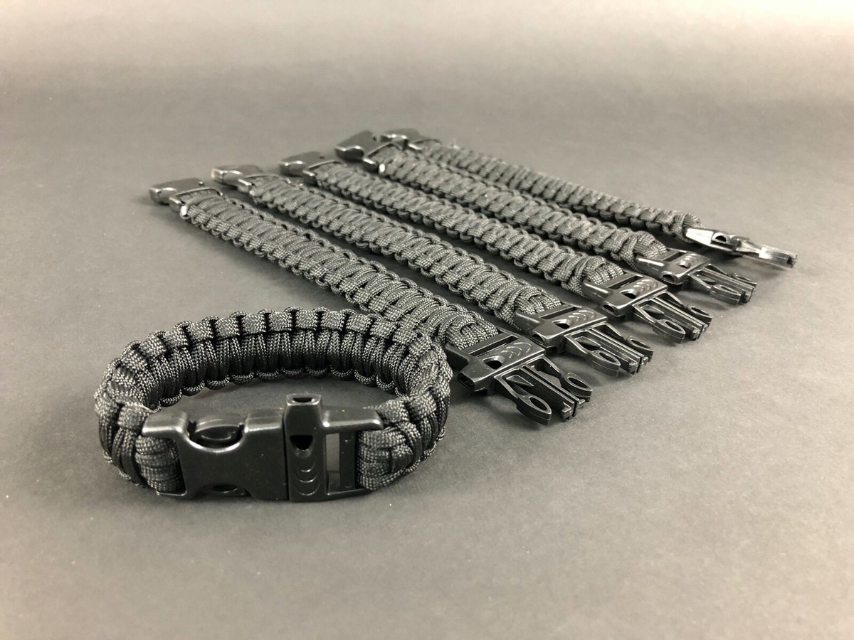 Bracciale Di Sopravvivenza In Paracord A Plus Survival – Blu, 7 Fili, Resistenza 550 Libbre