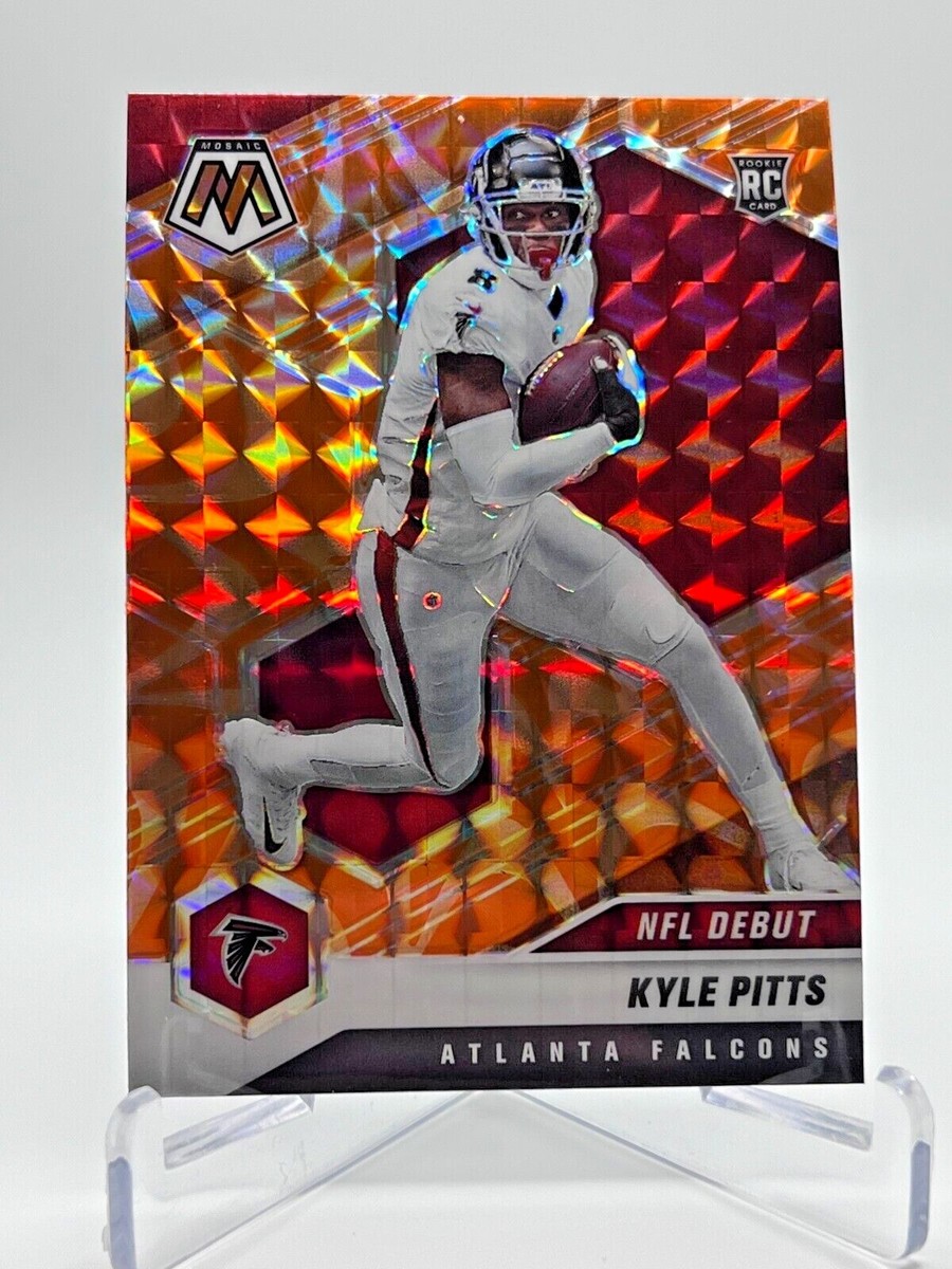 Kyle Pitts RC REACTIVE ORANGE SP 2021 Panini Mosaic ROOKIE #250