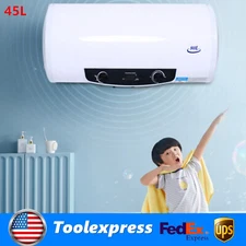 45L Wall Mounted Electric Water Heater Quick Heating Storage Tank Water Heater