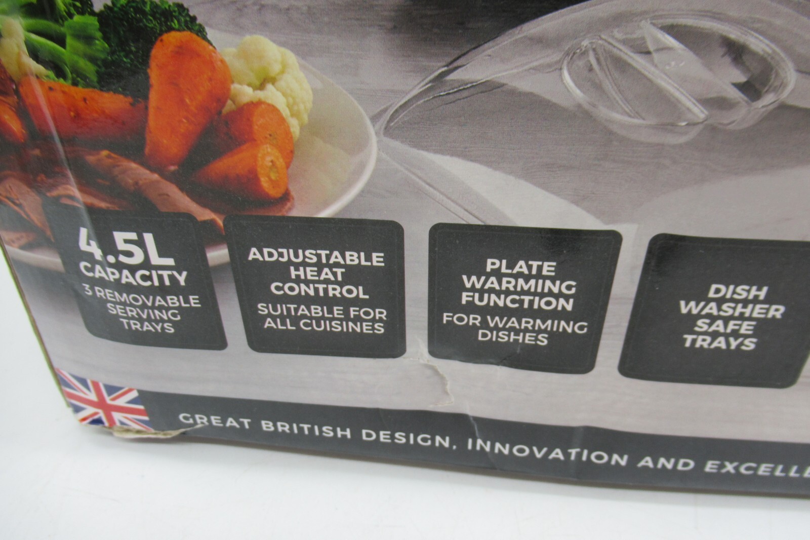 TOWER 3Tray Buffet Server and Plate Warmer eBay