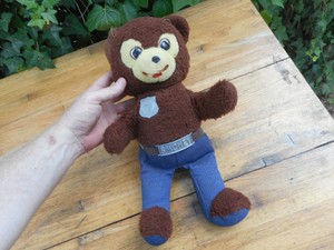 VINTAGE 15" SMOKEY THE BEAR TALKING STUFFED TOY KNICKERBOCKER ANIMAL