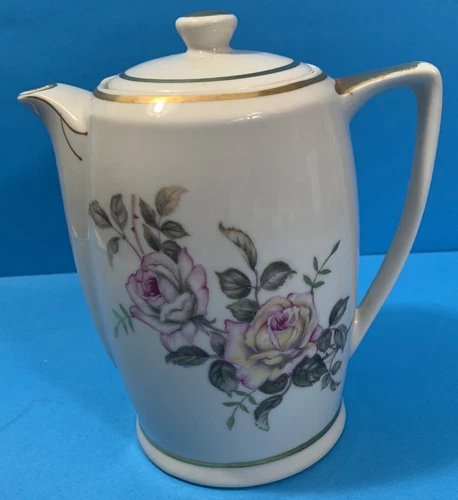 Vintage Tilso Coffee Time Musical Coffet Pot Server Japan Mid Century Modern