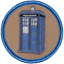 Cool Boy Scout Patrol Patch! - #525 The Tardis Patrol!