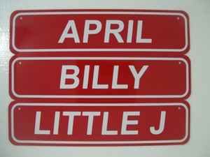 dog house name plates