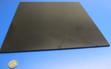 ABS Sheet Smooth on Both Sides, Black, .188" 3/16" x 12" x 12", 4 Units